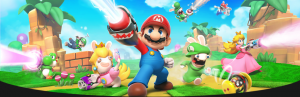 Illustration Mario et les lapins crétins sur switch - Déguisement pour mardi gras